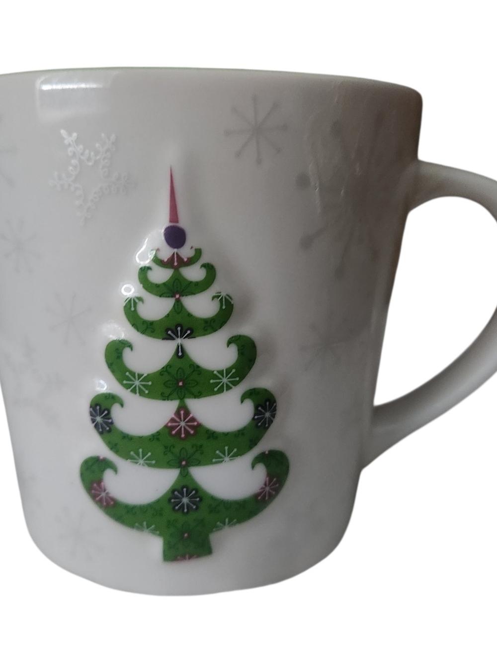 Starbucks White Holiday 2006 Coffee Mug- 17oz Vintage Collectible